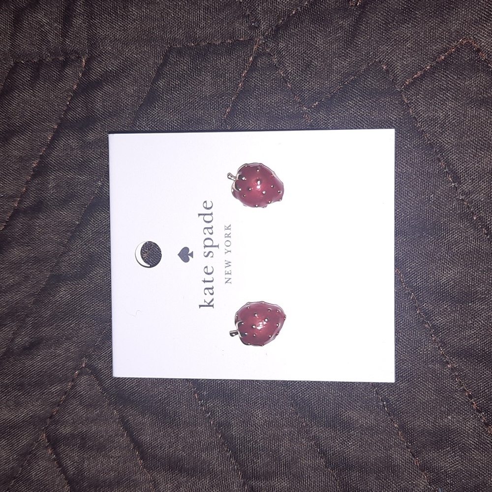 Kate Spade Strawberry Red Earrings